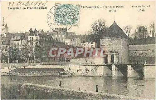 Cartes postales Besancon Tour de la Pelotte