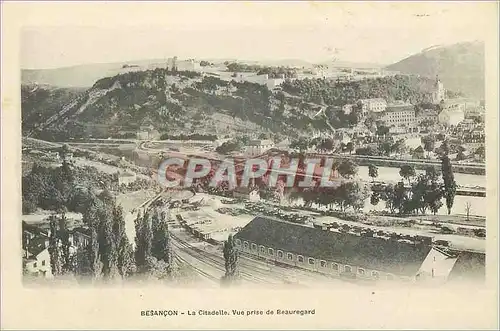 Ansichtskarte AK Besancon La Citadelle Vue prise de Beauregard (carte 1900)