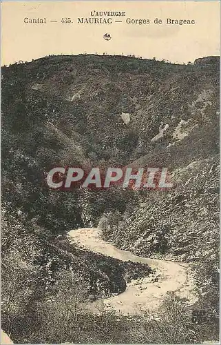 Cartes postales Mauriac Gorges de Brageac