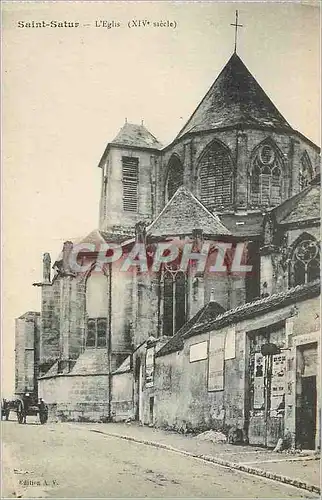 Cartes postales Saint Satur L Eglise