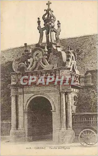 Cartes postales Carnac Porche de l Eglise