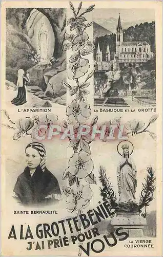 Cartes postales Souvenir de Lourdes