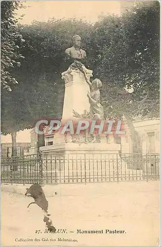 Cartes postales Melun Monument Pasteur