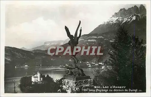 Cartes postales moderne Lac d Annecy Un beau Paysage au dessus de Duingt