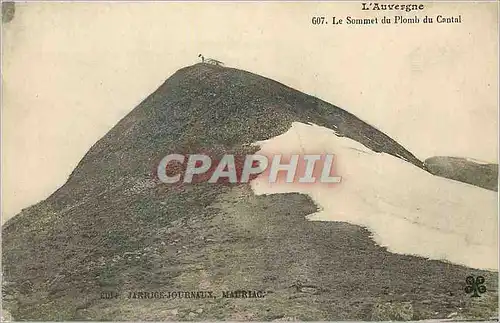 Cartes postales L Auvergne Le Sommet du Plomb du Cantal
