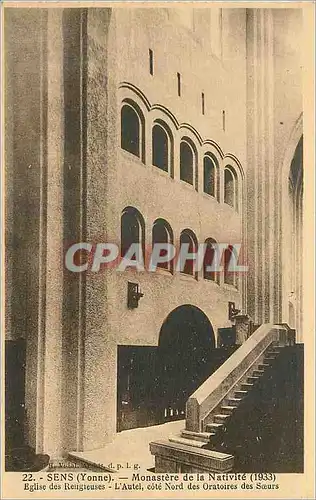 Ansichtskarte AK Sens Yonne Monastere de la Nativite Eglise de Religieuses