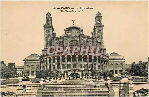 Cartes postales Paris Le Trocadero