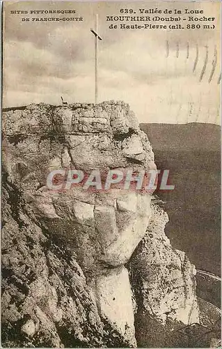 Cartes postales Mouthier Doubs Rocher de Haute Pierre