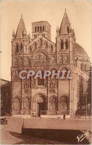 Cartes postales Angouleme Facade de la Cathedrale Saint Pierre