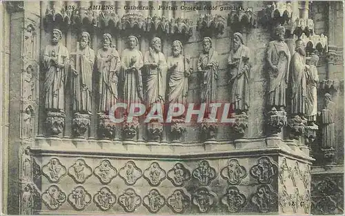Cartes postales Amiens Cathedrale Portal Central