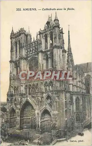 Cartes postales Amiens Cathedrale avec la fleche