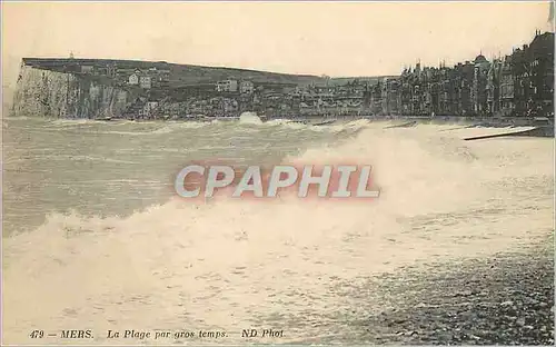 Cartes postales Mers La Plage par gros Temps