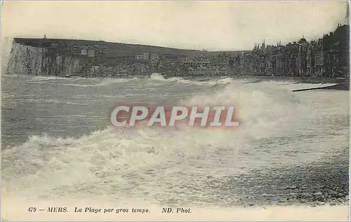 Ansichtskarte AK Mers La Plage par gros temps