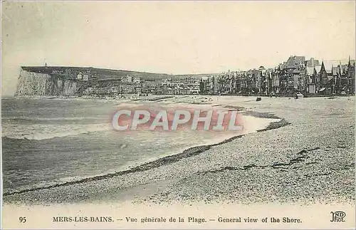 Cartes postales Mers les Bains Vue generale de la Plage