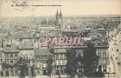 Cartes postales Bordeaux Vue generale sur les Chatrons
