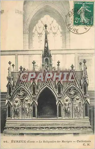 Cartes postales Evreux Eure Le Reliquaire des Martyrs Cathedrale