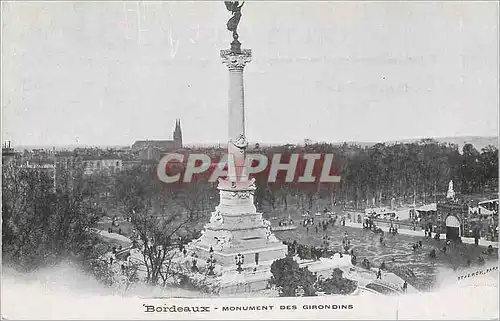 Cartes postales Bordeaux Monument des Girondins