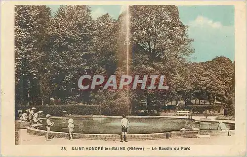 Cartes postales Saint Honore les Bains Nievre Le Bassin du parc