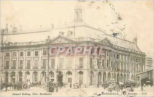 Cartes postales Bordeaux La Bourse