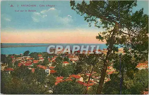 Cartes postales Arcachon Cote d Argent Vue sur le Bassin
