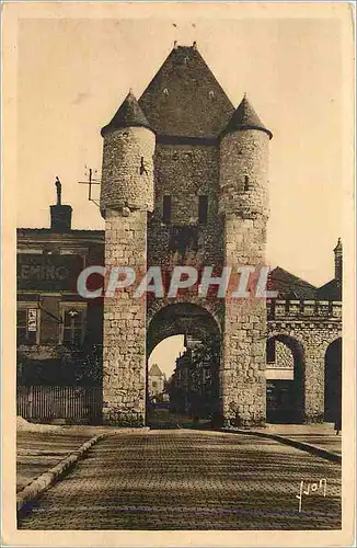 Cartes postales Moret Seine et Marne Porte de Samois cote exterieur