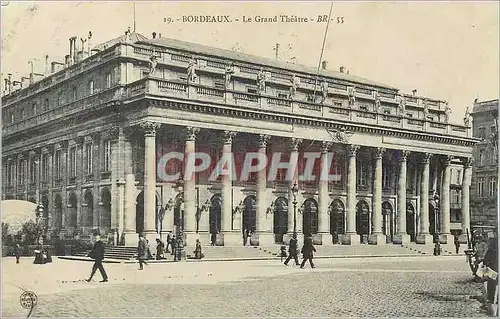 Cartes postales Bordeaux Le Grand Theatre