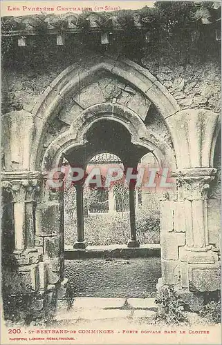 Ansichtskarte AK St Bertrand de Comminges Porte ogivale dans le cloitre