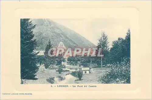 Cartes postales Luchon Le Parc du Casino