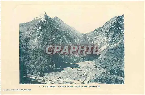 Cartes postales Luchon Hospice et Montee de Venasque