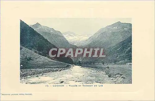 Cartes postales Luchon Vallee et Torrent du Lys