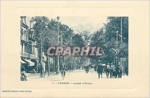 Cartes postales Luchon Allees d Etigny