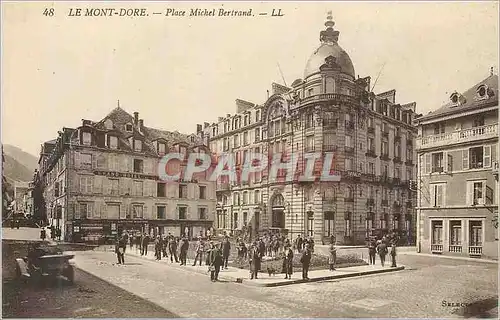 Ansichtskarte AK Le Mont Dore Place Michel Bertrand