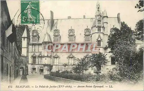 Ansichtskarte AK Beauvais Le Palais de Justice Ancien Palais Episcopal