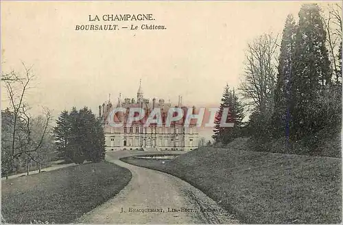 Ansichtskarte AK Boursault Le Chateau