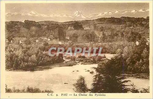 Cartes postales Pau La Chaine des Pyrenees