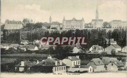Cartes postales Pau Vue generale