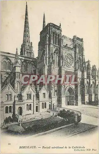 Cartes postales Bordeaux Portail meridional de la Cathedrale