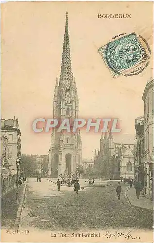 Cartes postales Bordeaux La Tour Saint Michel