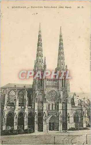 Ansichtskarte AK Bordeaux Cathedrale Saint Andre Cote Nord