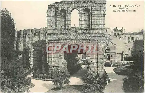 Cartes postales Bordeaux Ruines du Palais Gallien