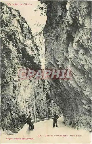 Cartes postales Vallee de l Aude Gorges St Georges Pres Ayat