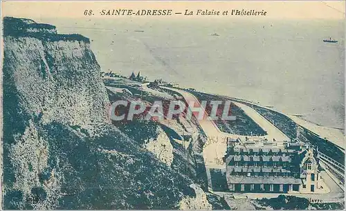 Cartes postales Sainte Adresse La Falaise et l Hotellerie