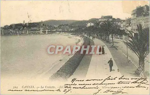 Cartes postales Cannes La Croisette