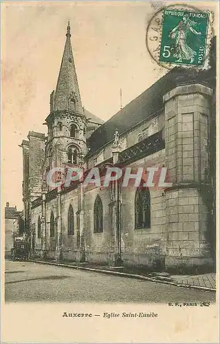 Ansichtskarte AK Auxerre Eglise Saint Eusebe