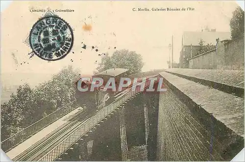 Cartes postales Langres Cremaillere Train