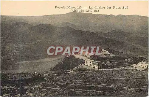 Ansichtskarte AK Puy de Dome La Chaine des Puys Sud