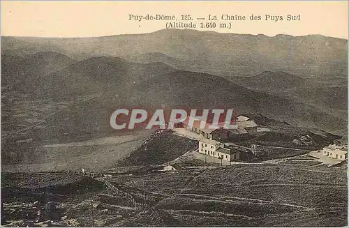Cartes postales Puy de Dome La Chaine des Puys Sud