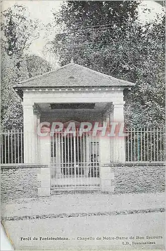 Ansichtskarte AK Foret de Fontainebleau Chapelle de Notre Dame de Bon Secours