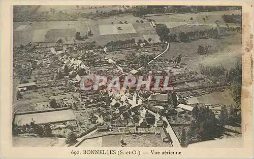 Cartes postales Bonnelles S et O Vue aerienne