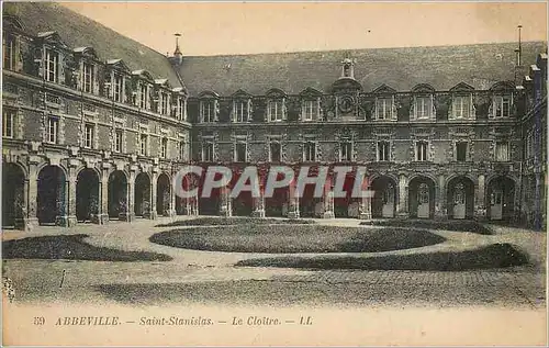 Cartes postales Abbeville Saint Stanislas Le Cloitre